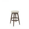 ANTON BACKLESS SWIVEL WOOD STOOL