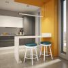 RUDY BACKLESS SWIVEL STOOL