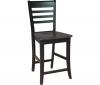 Roma 24" Counter Stool Coal/Black