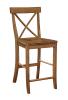 X BACK BOURBON COUNTER STOOL